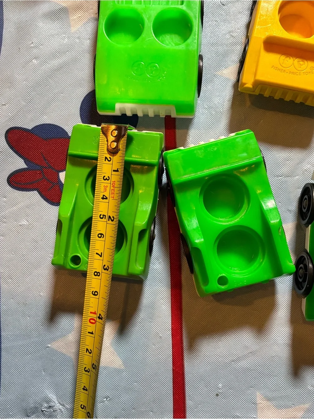 Vintage 1970’s fisher price little people cars 5 in lot